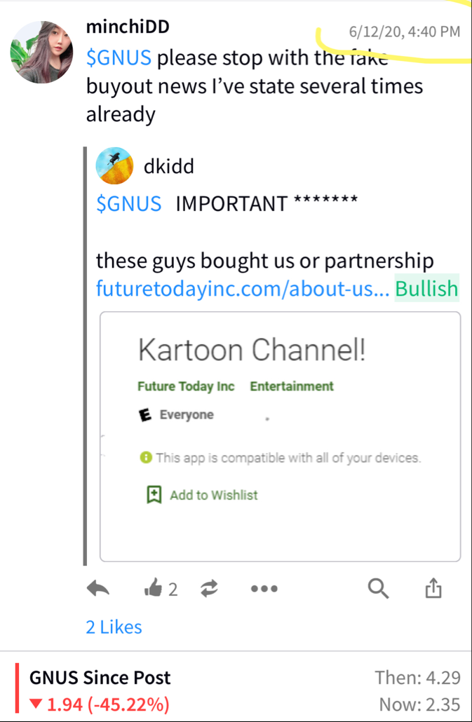 M M Minchidd Stocktwits